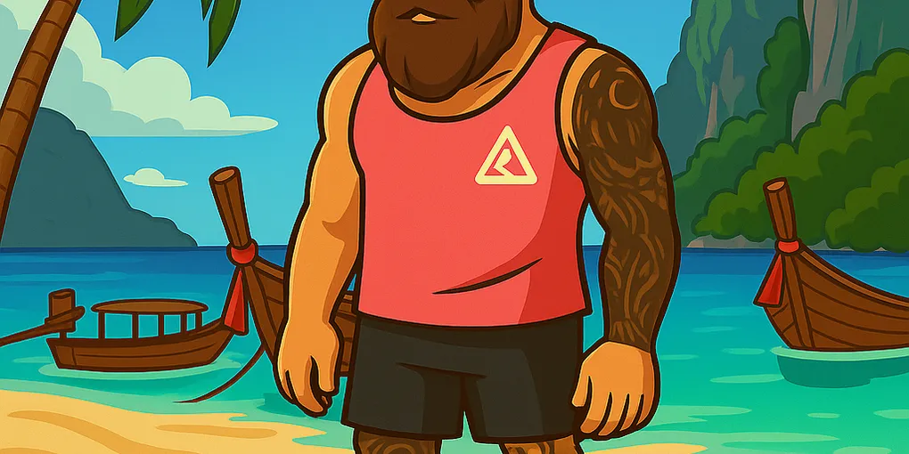 Andy travelling with his backpack